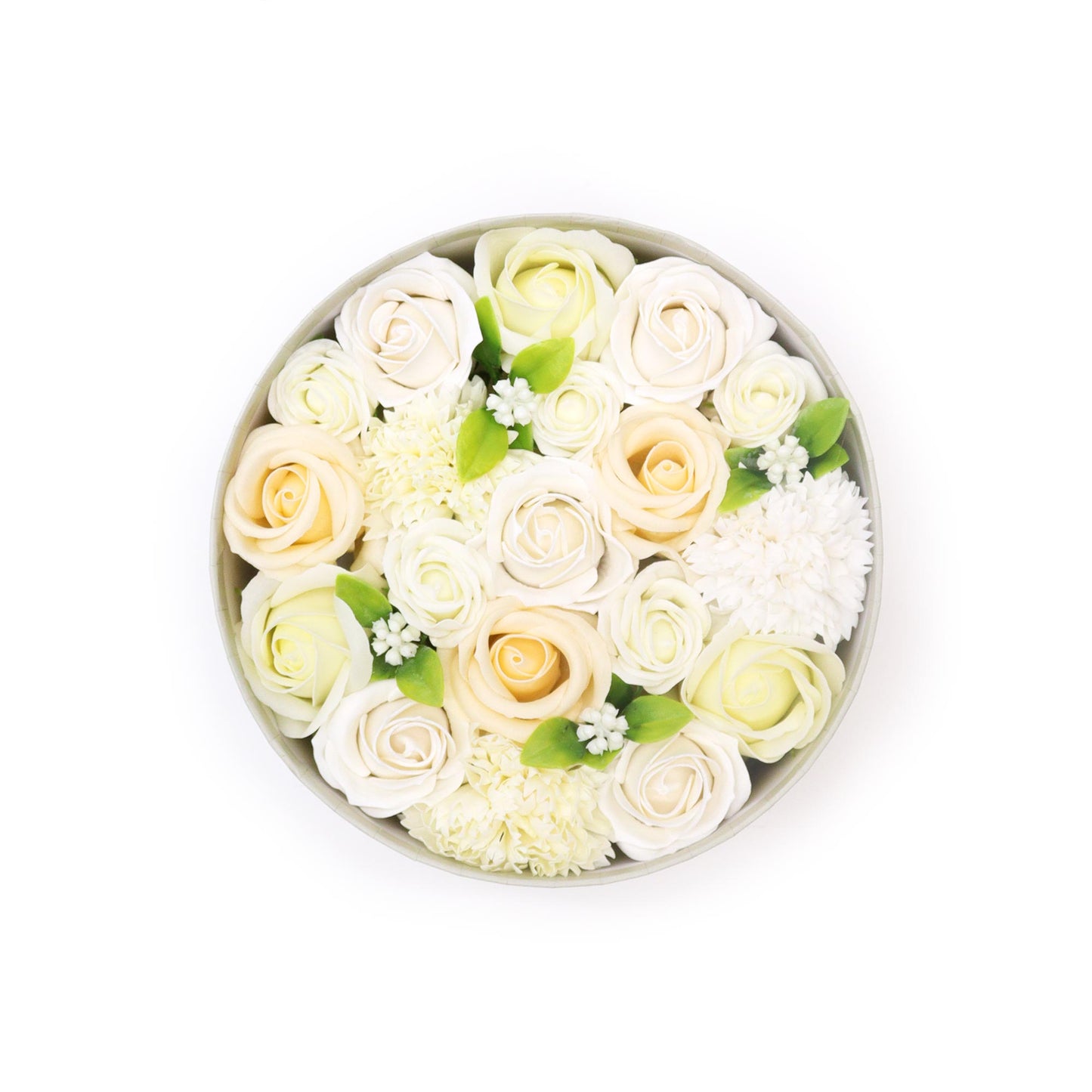 Coffret cadeau . Bouquet floral de savon